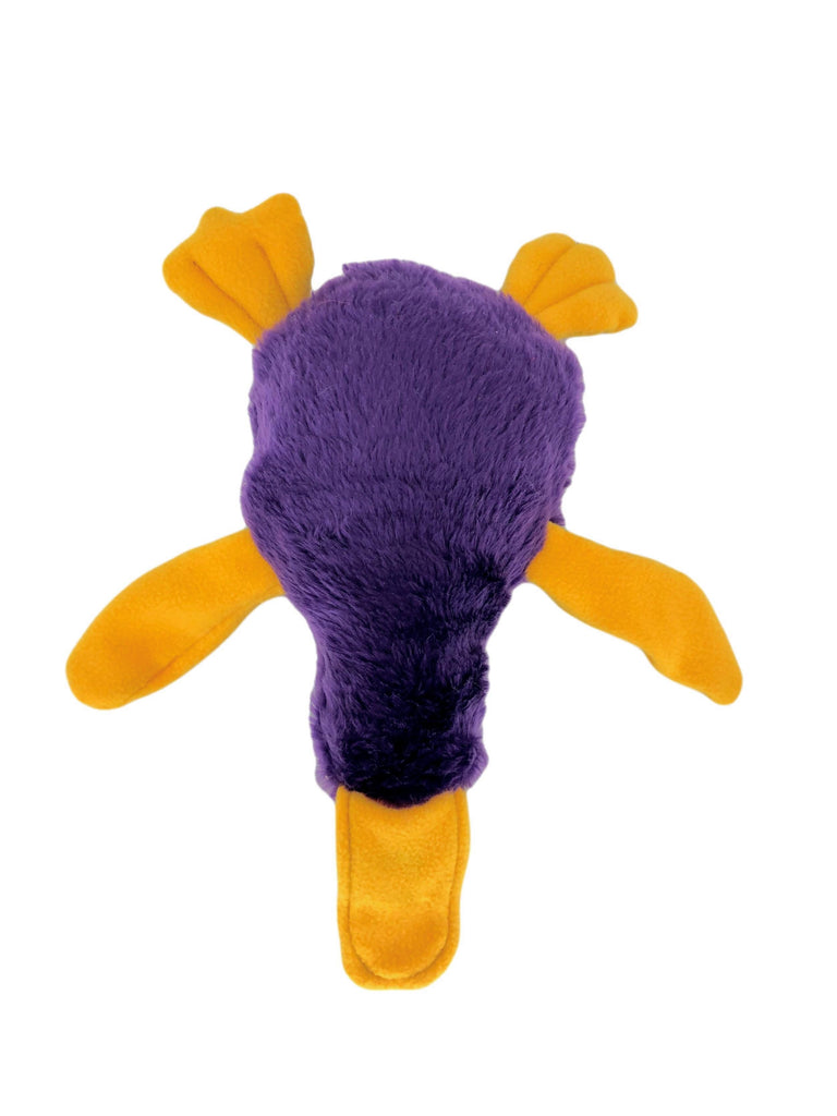 Plush Duck Dog Toy Squeaky Platypus