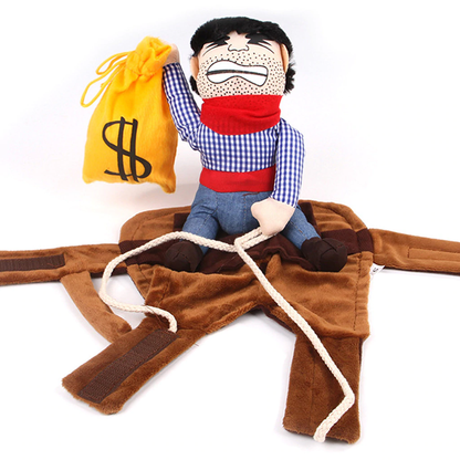 Riding Cowboy Dog Costume InfiniteWags 