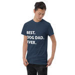 Best Dog Dad Ever Shirt - Men's Classic T-Shirt InfiniteWags Blue Dusk S 