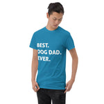 Best Dog Dad Ever Shirt - Men's Classic T-Shirt InfiniteWags Sapphire S 