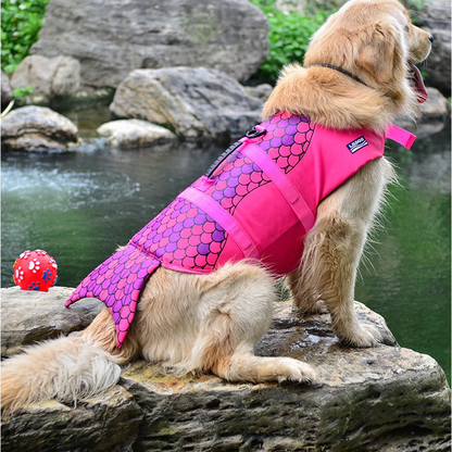 Dog Mermaid Life Jacket InfiniteWags 