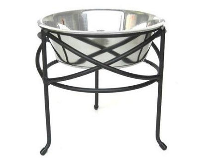 Mesh Elevated Dog Bowl - PetsStop Pet Feeders PetsStop Large 