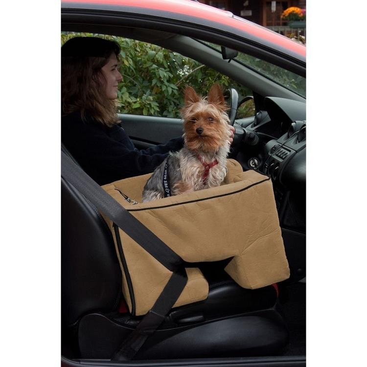 Large Dog Booster Car Seat Dog Car Seats Pet Gear Tan 
