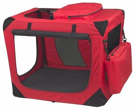 Portable Soft Pet Crate for Cats and Dogs - Generation II Deluxe Portable Soft Crate Dog Crates Pet Gear Small - for pets up to 30 lbs 