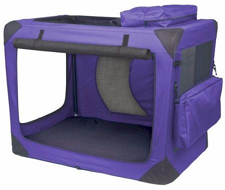 Portable Soft Pet Crate for Cats and Dogs - Generation II Deluxe Portable Soft Crate Dog Crates Pet Gear Medium - for pets up to 50 lbs 