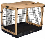 Deluxe Steel Dog Crate With Pad Dog Crates Pet Gear 