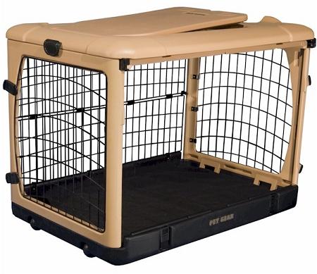 Deluxe Steel Dog Crate With Pad Dog Crates Pet Gear Small 