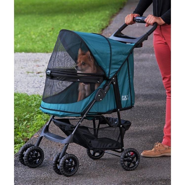 Zipperless Pet Stroller - Pet Gear Happy Trails No-Zip Pet Stroller Pet Strollers Pet Gear 