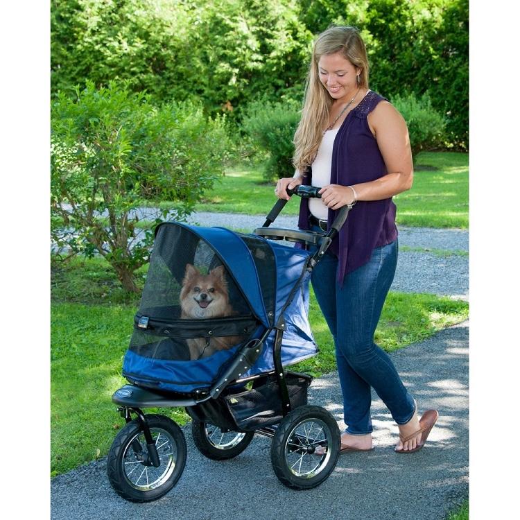 Jogger Pet Stroller - Pet Gear Jogger No-Zip Pet Stroller Pet Strollers Pet Gear Midnight River 
