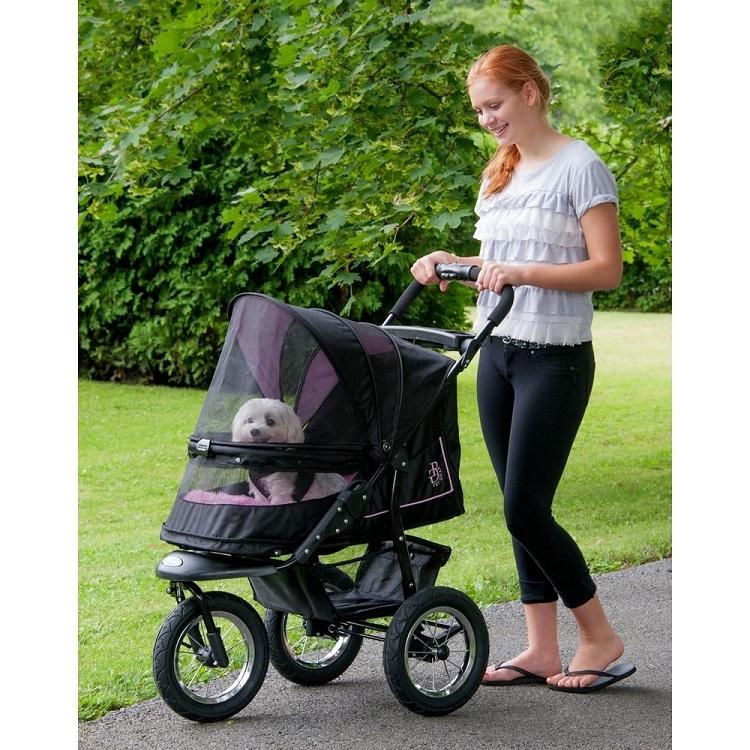 Pet Gear NV No-Zip Pet Stroller Pet Strollers Pet Gear Rose 