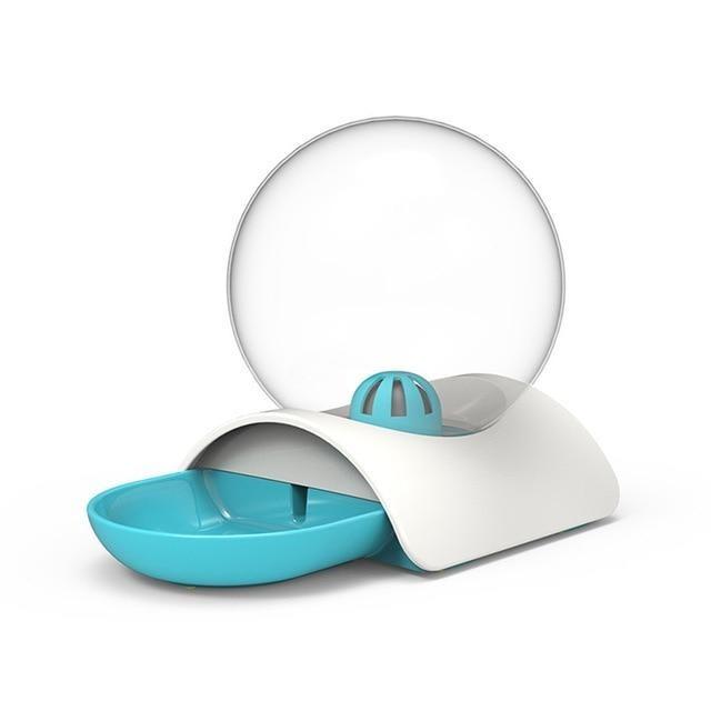 Bubble Cat Drinking Fountain - Automatic Water Dispenser Bowl InfiniteWags Green 