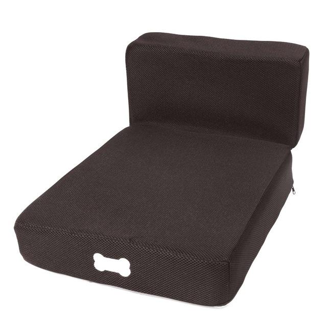 Soft Pet Stairs - 2 Step Design - Anti Slip InfiniteWags Black 