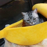 Banana Shaped Dog/Cat Bed InfiniteWags 