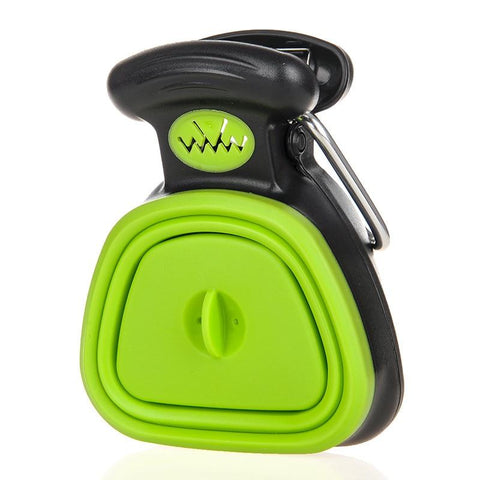Portable Pooper Scooper - Foldable - One Handed Operation InfiniteWags Green S 