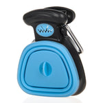 Portable Pooper Scooper - Foldable - One Handed Operation InfiniteWags Blue S 