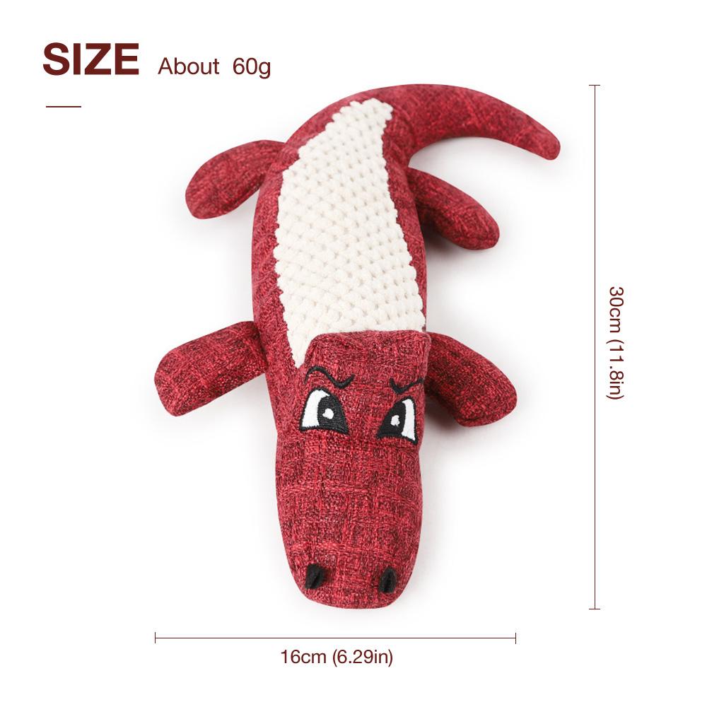 Crocodile Dog Toy - Durable Denim - Bite Resistant InfiniteWags 