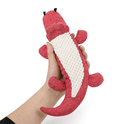 Crocodile Dog Toy - Durable Denim - Bite Resistant InfiniteWags 