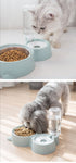 Pet Food Bowl with Self-filling Water Dispenser InfiniteWags 