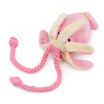 Plush Dog Squid Toy with Squeaker InfiniteWags 