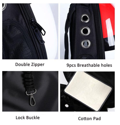 Cat Window Backpack - Space Capsule Cat Carrier InfiniteWags 