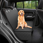 Dog Car Hammock - Waterproof Rear Seat Cover InfiniteWags Black Stitching 