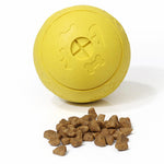 Treat Dispensing Dog Ball Toy - Non-toxic - Soft - 3.14" Diameter InfiniteWags 
