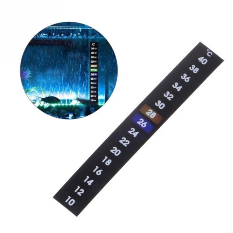 Aquarium Thermometer Sticker - Digital Dual Scale Stick-on Thermometer InfiniteWags 
