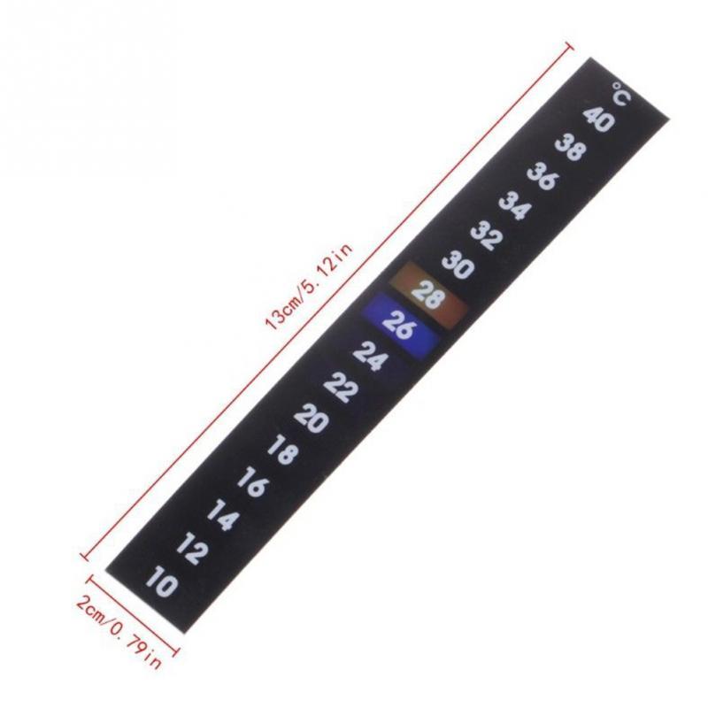 Aquarium Thermometer Sticker - Digital Dual Scale Stick-on Thermometer InfiniteWags 