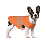 Waterproof Dog Rain Jacket - Polyester Raincoat - Reflective InfiniteWags L 