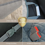 Rear Car Seat Cover for Pets - 100% Waterproof - Anti-slip InfiniteWags 