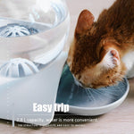 Bubble Cat Drinking Fountain - Automatic Water Dispenser Bowl InfiniteWags 