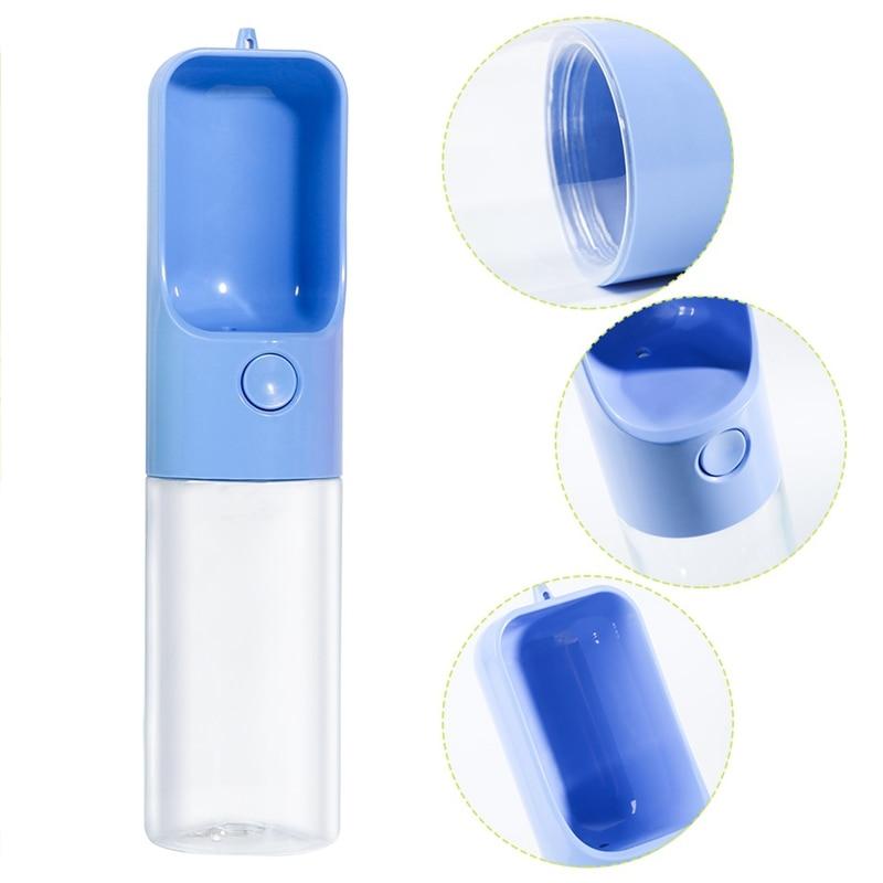 Portable Pet Water Bowl Bottle - Easy One Button Operation InfiniteWags 