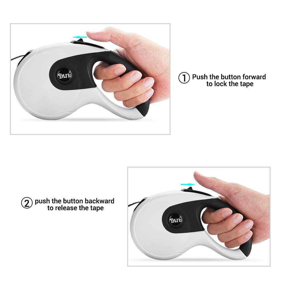 Retractable Dog Leash with Bag Holder - 5 Meter InfiniteWags 