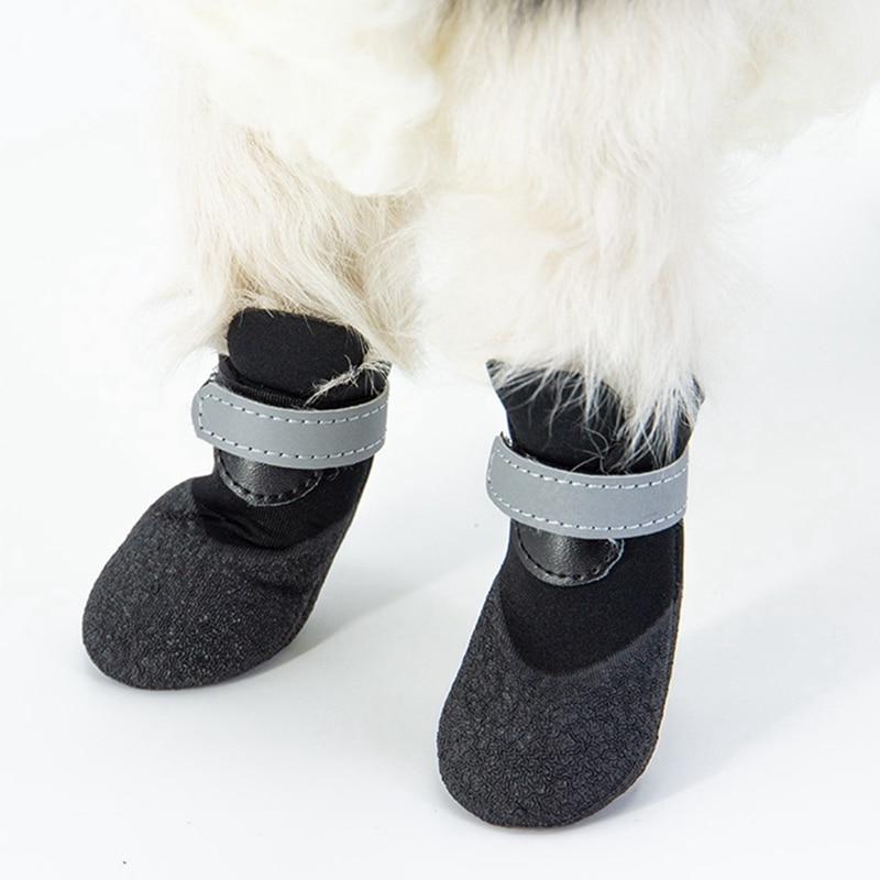 Waterproof Dog Shoes - Elastic - Adjustable - 4pcs/set InfiniteWags 