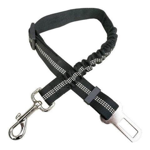 Dog Car Seat Belt Safety Leash - Dog Safety InfiniteWags Black 