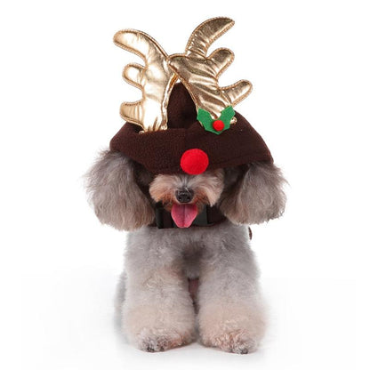 Antler Dog Costume - Dog Christmas Costumes InfiniteWags 