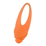 Dog Collar LED Light - Clip on light - Flashing or Continuous Flash InfiniteWags Orange 