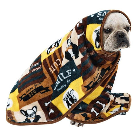 Flannel Dog Blanket - Machine Washable - Multiple Sizes InfiniteWags 