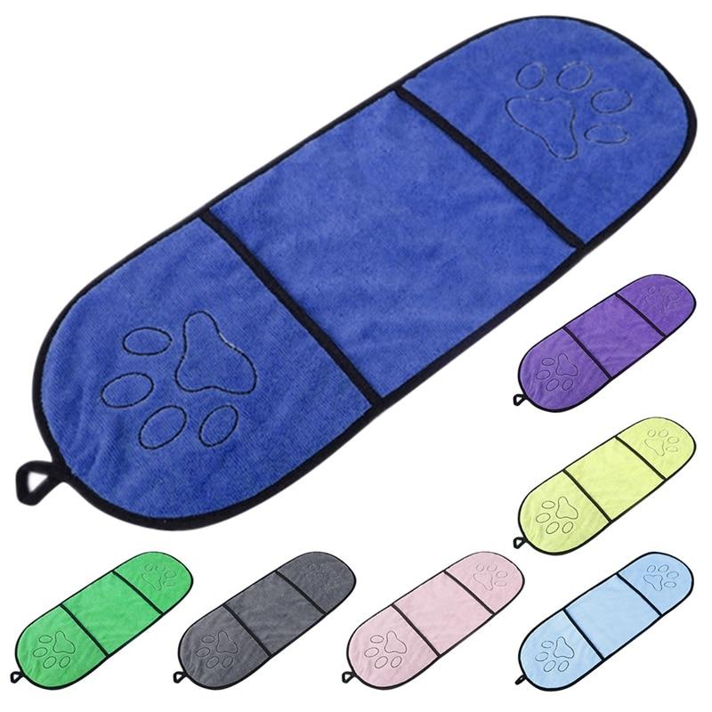 Dog Towel with Hand Pockets - Super Absorbent Microfiber InfiniteWags 
