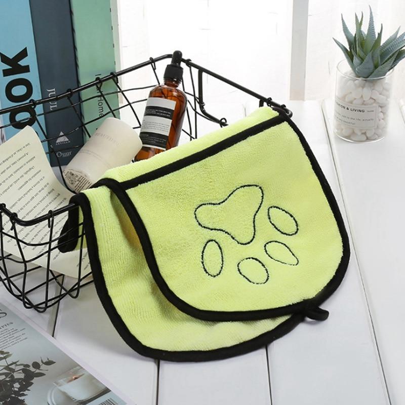 Dog Towel with Hand Pockets - Super Absorbent Microfiber InfiniteWags 