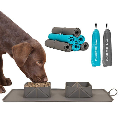 Portable Pet Food Bowls - Collapsible - 600ml Capacity InfiniteWags 