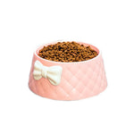 Pet Food Bowl with Bow - Anti slip InfiniteWags 