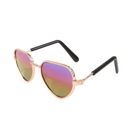 Cat Sunglasses - Tinted InfiniteWags Pink/Yellow 