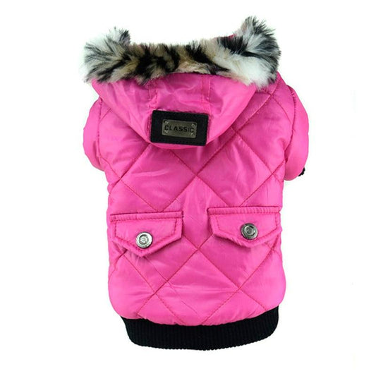 Winter Dog Coat with Hood - Waterproof InfiniteWags 