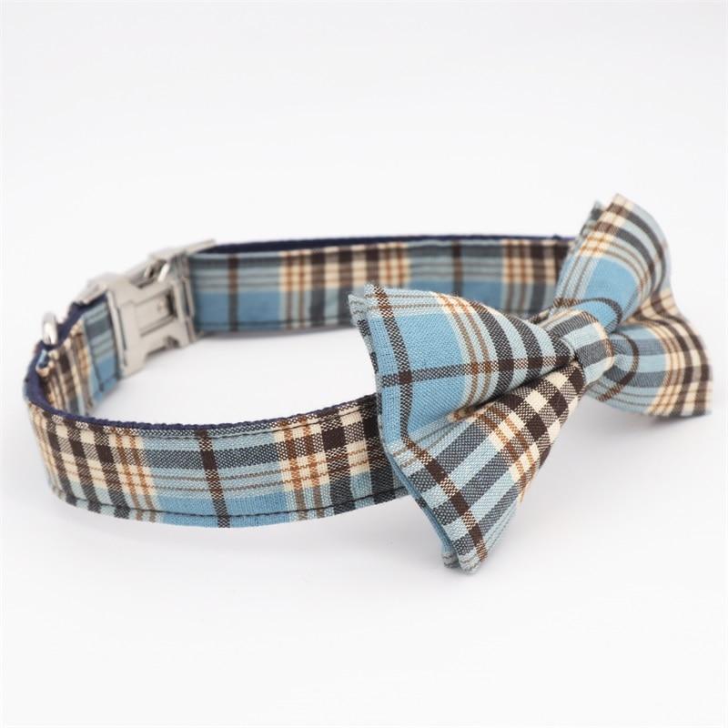 Miami Plaid Collar and Leash Set InfiniteWags L 
