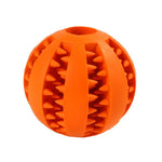 Dog Treat Dispenser Ball - Fill with Treats InfiniteWags Orange Small Round 