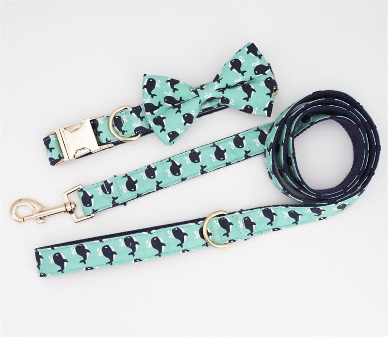 Whale Gazer Collar and Leash Set InfiniteWags 
