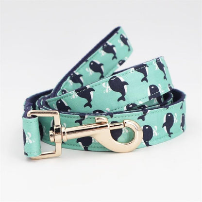 Whale Gazer Collar and Leash Set InfiniteWags 