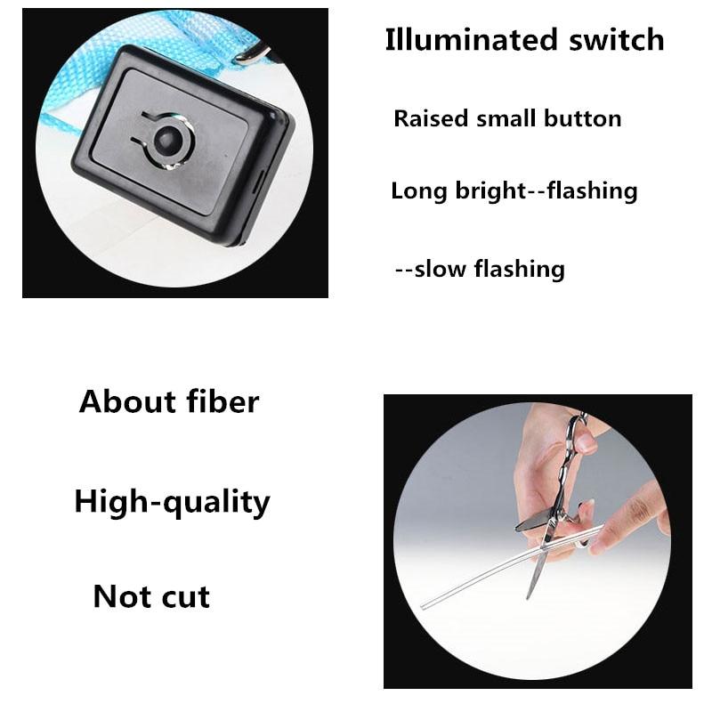 LED Light Up Dog Collar - USB Rechargeable InfiniteWags 