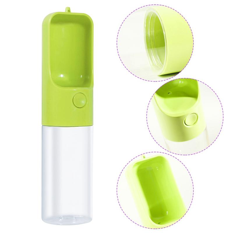 Portable Pet Water Bowl Bottle - Easy One Button Operation InfiniteWags 
